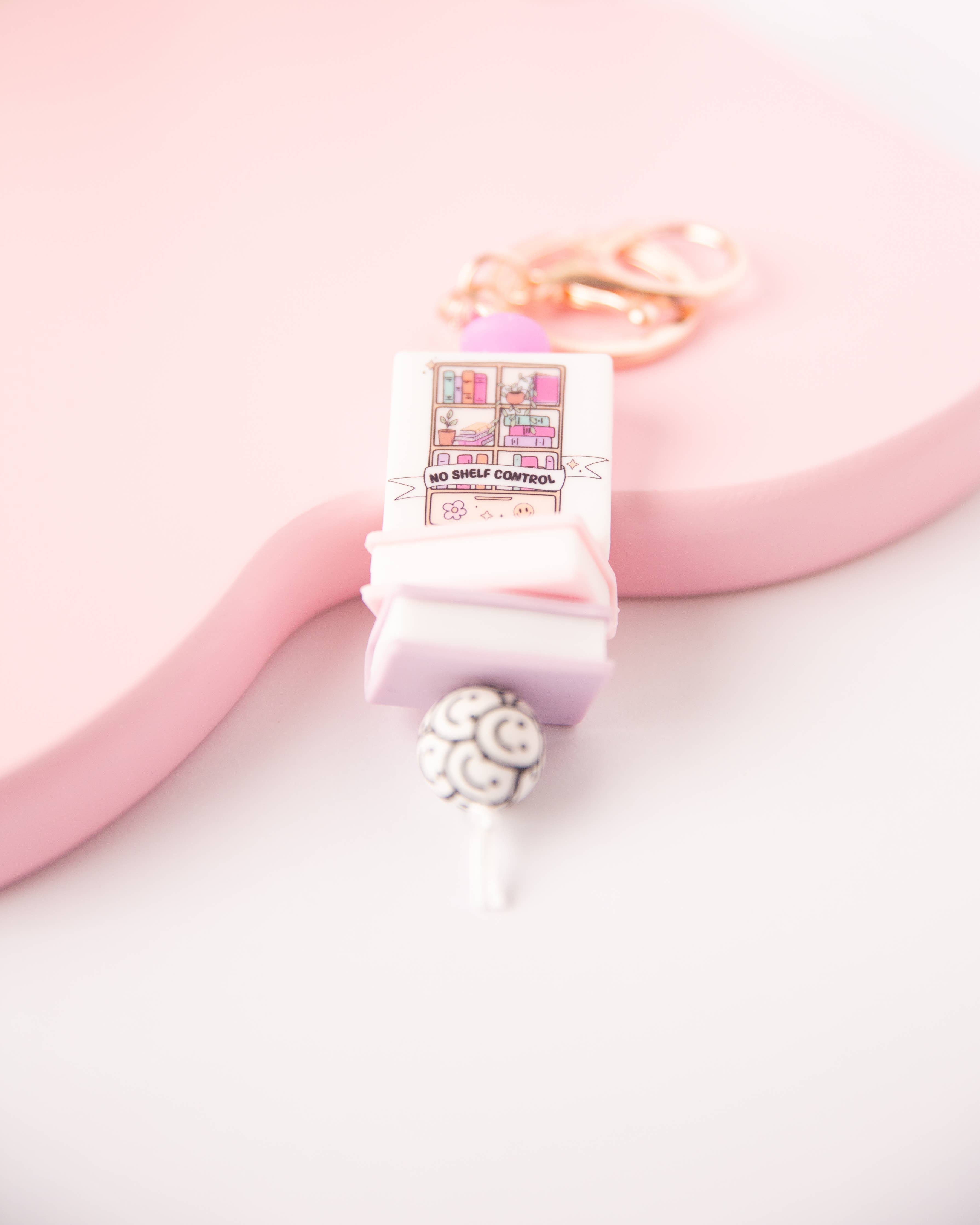 No Shelf Control Keychain 