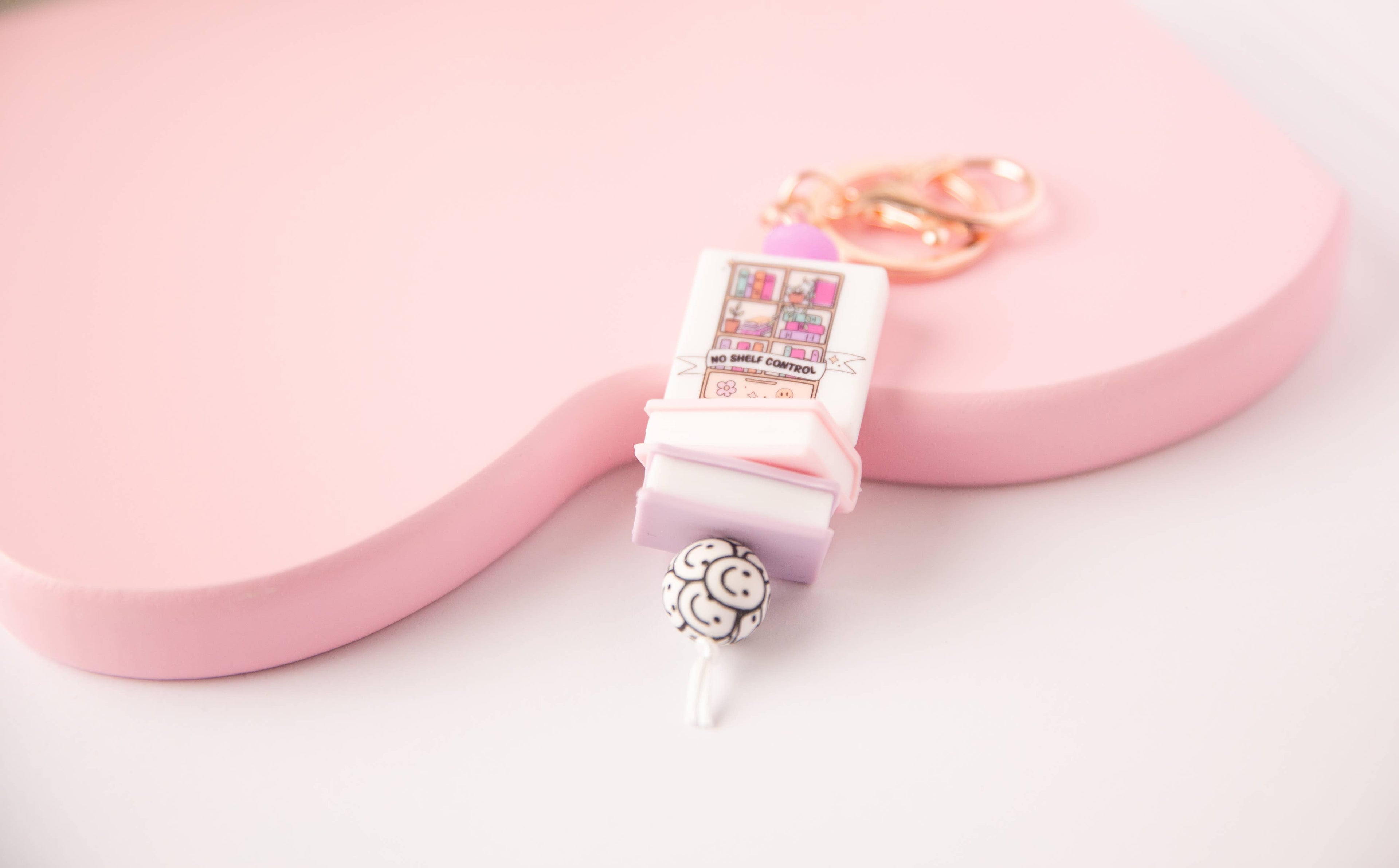 No Shelf Control Keychain 