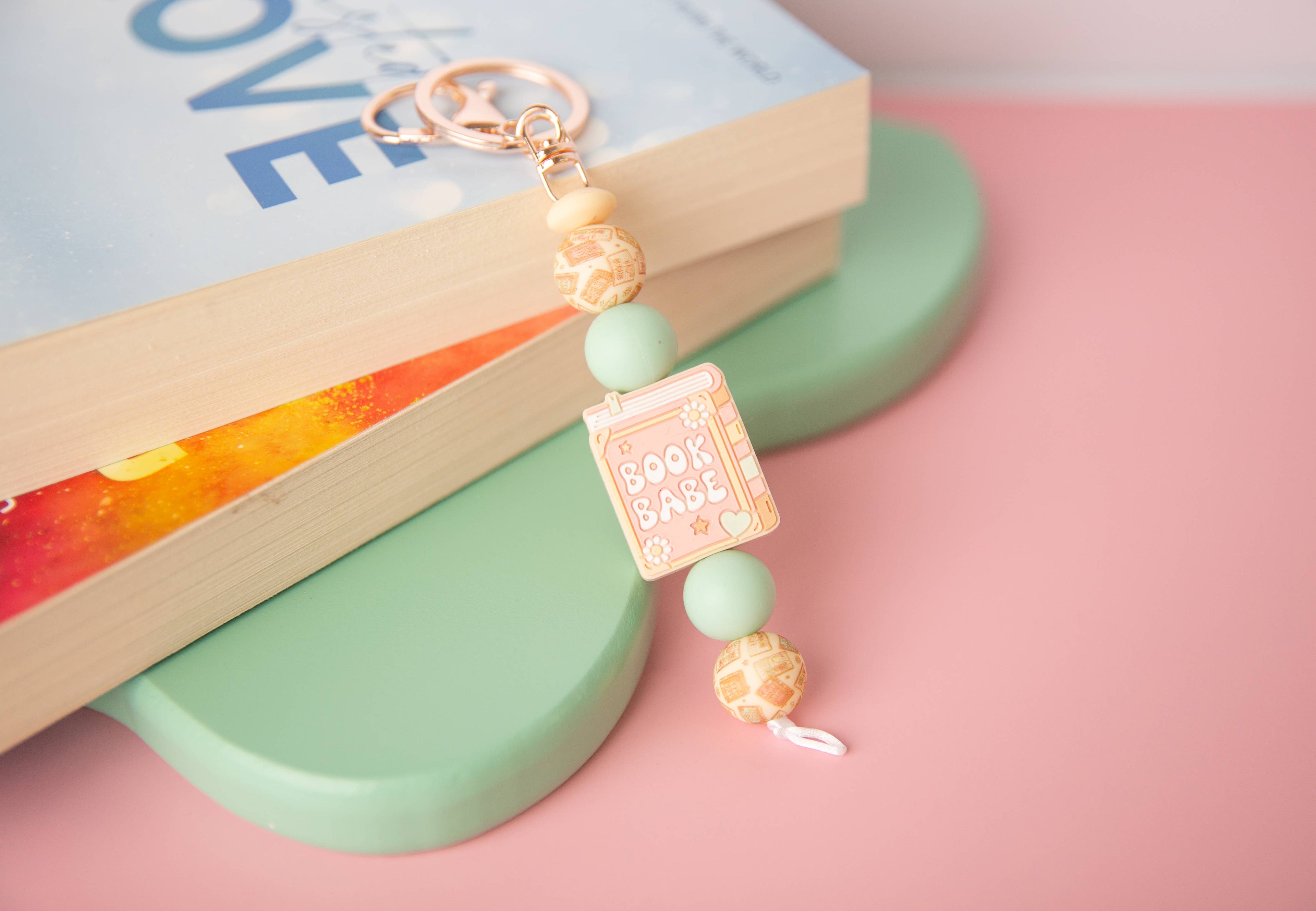 Book Babe Keychain  