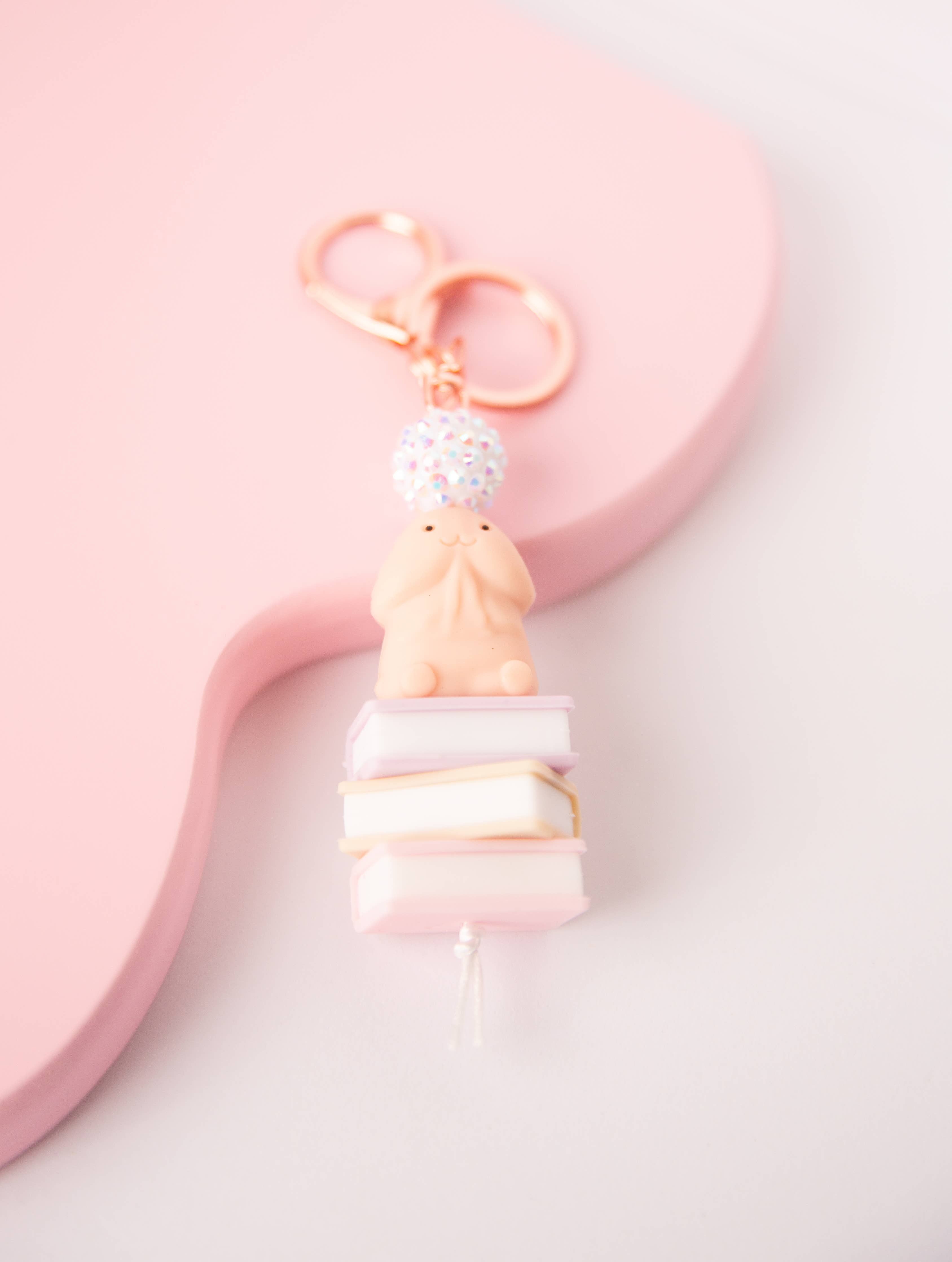 Spicy Book Keychain 
