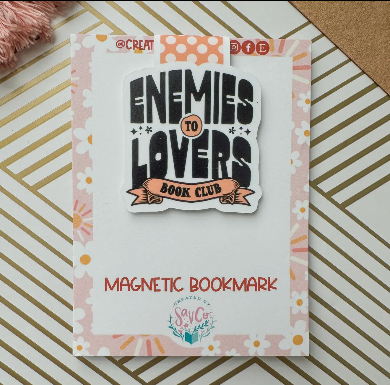 Enemies to Lovers Magnetic Bookmark