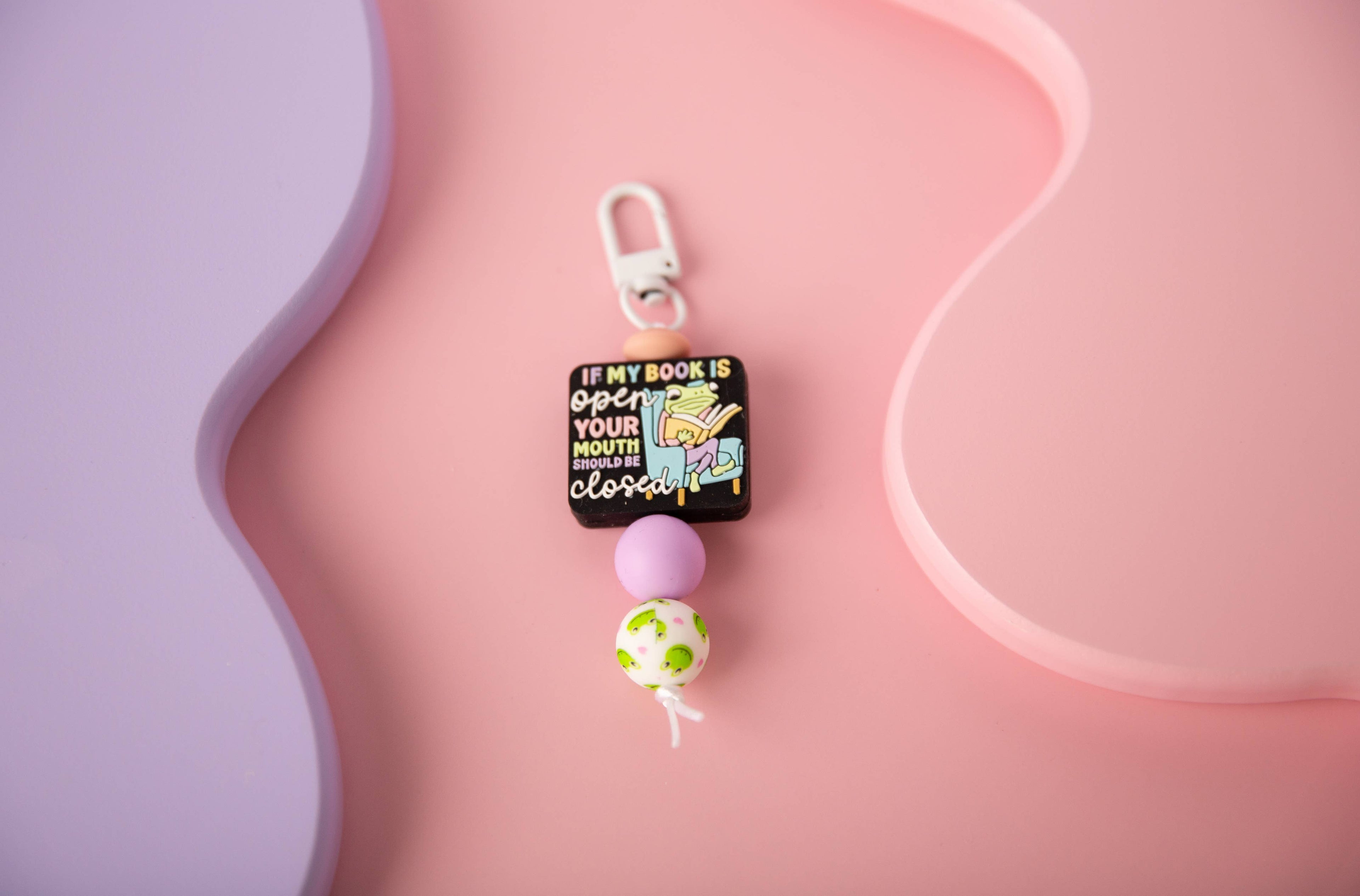 Mouth Closed Kindle Charm