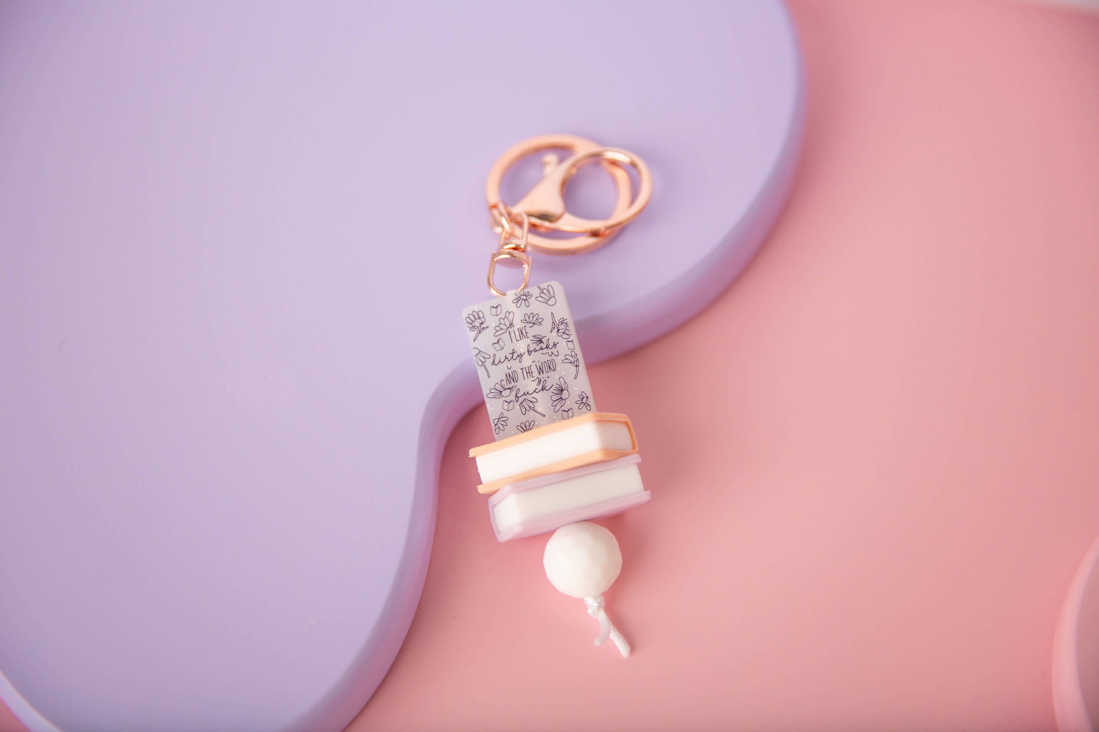 I like Dirty Books & The Word Fuck Keychain