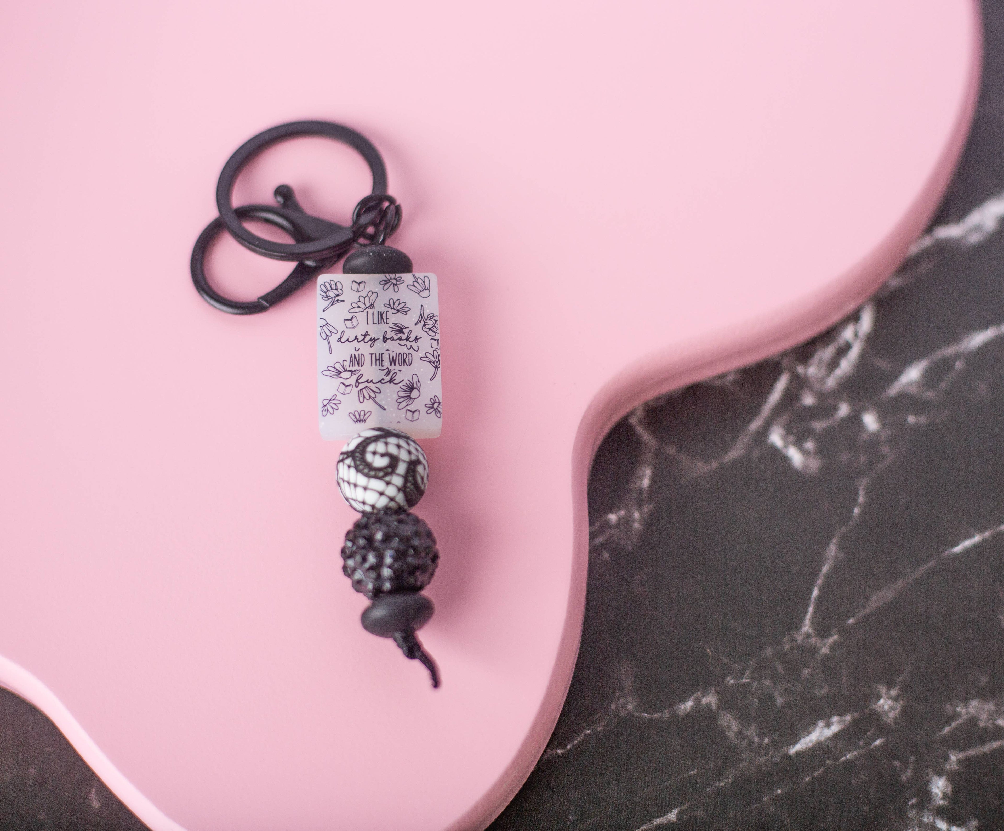 Dirty Books Keychain 