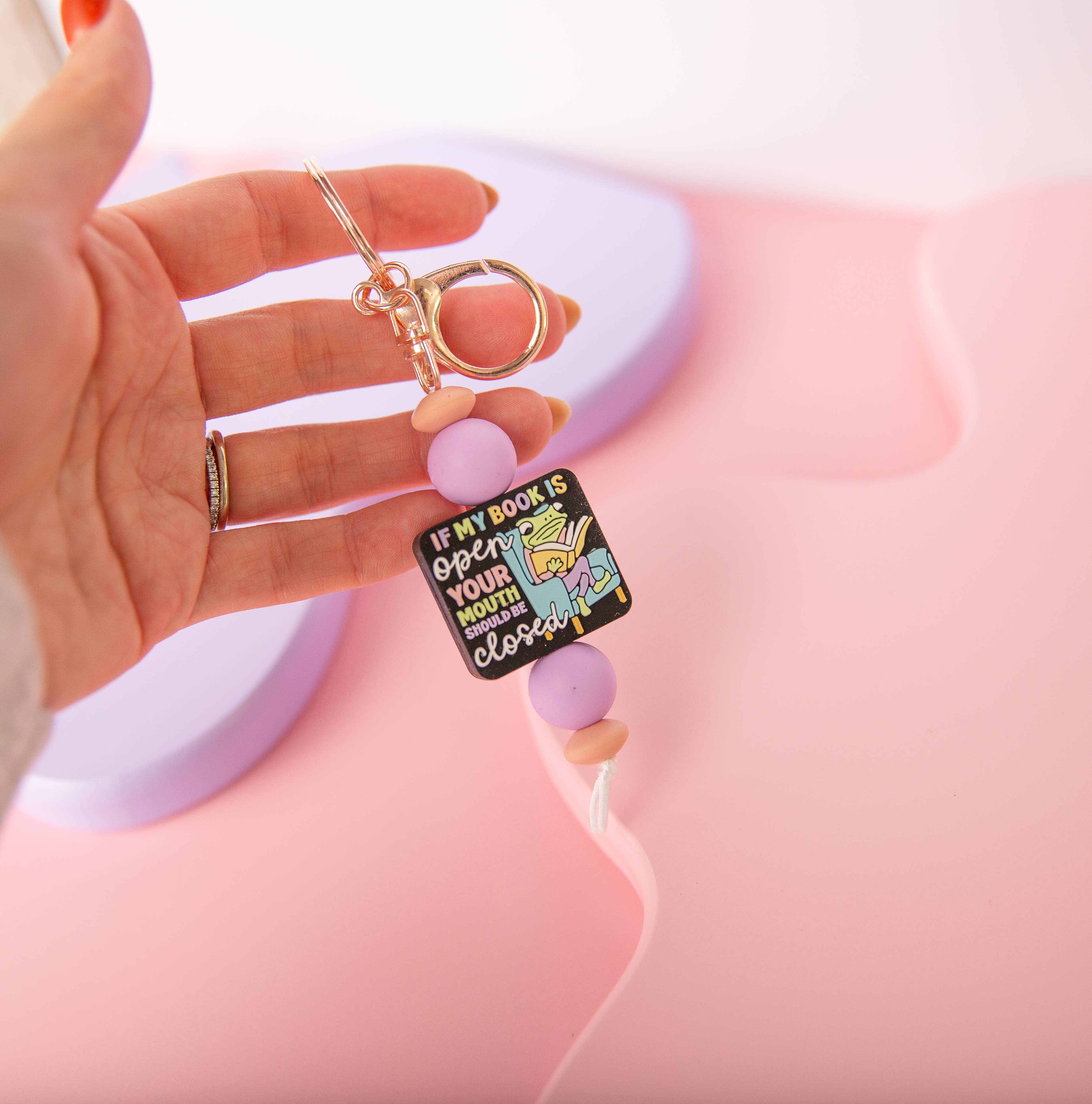 Mouth Is Closed Keychain