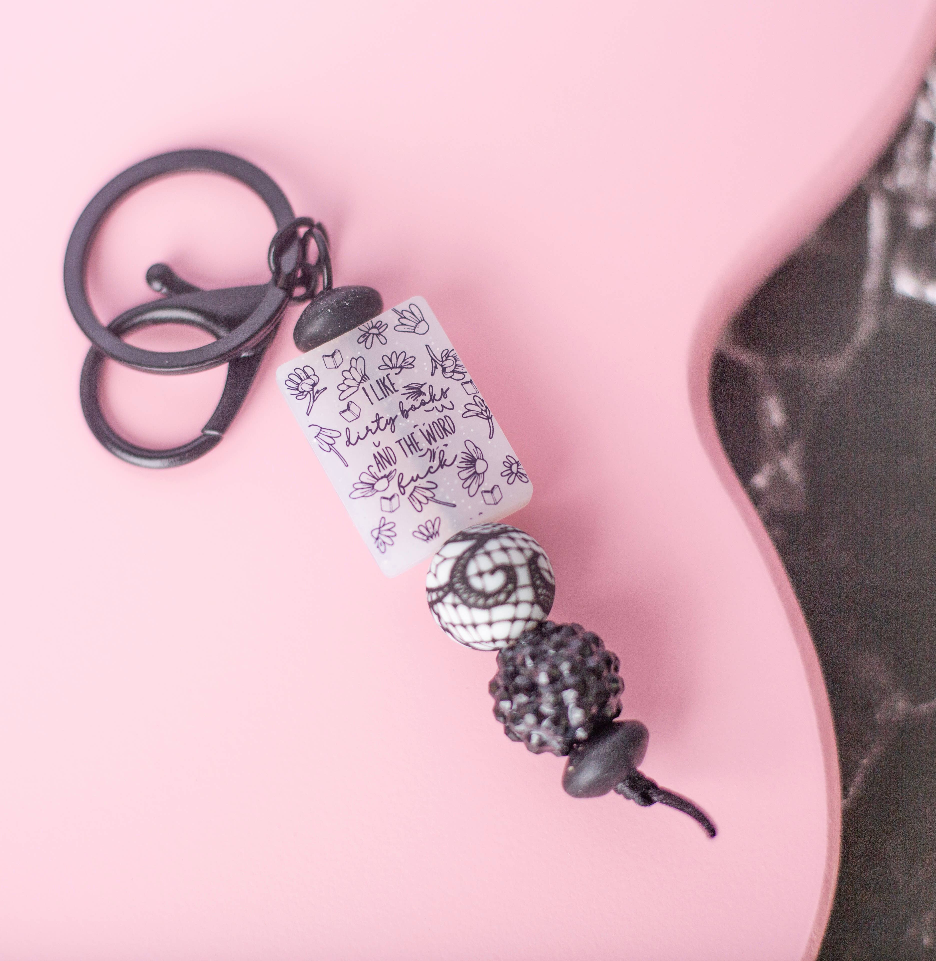 Dirty Books Keychain 