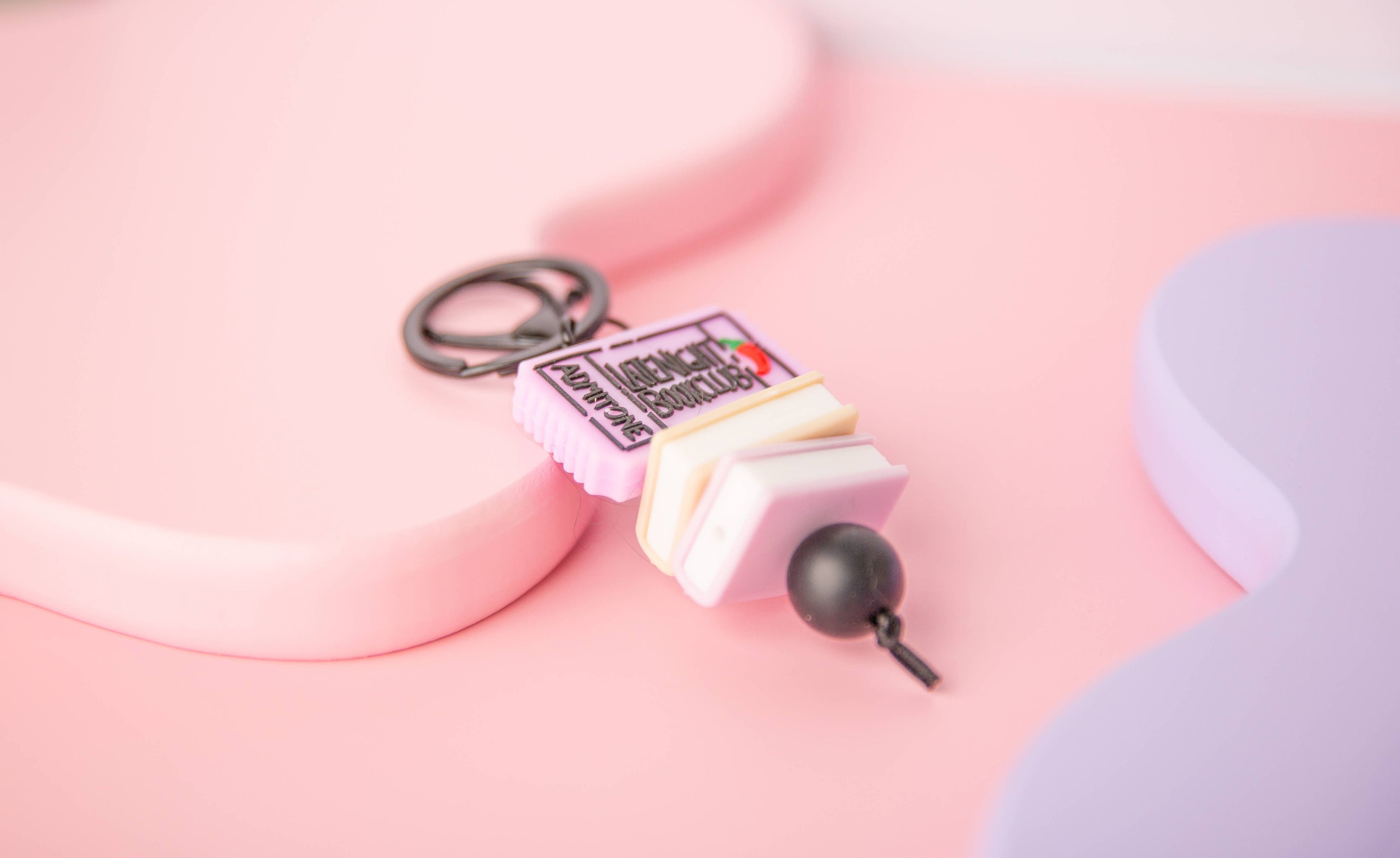 Late Night Bookclub Keychain  