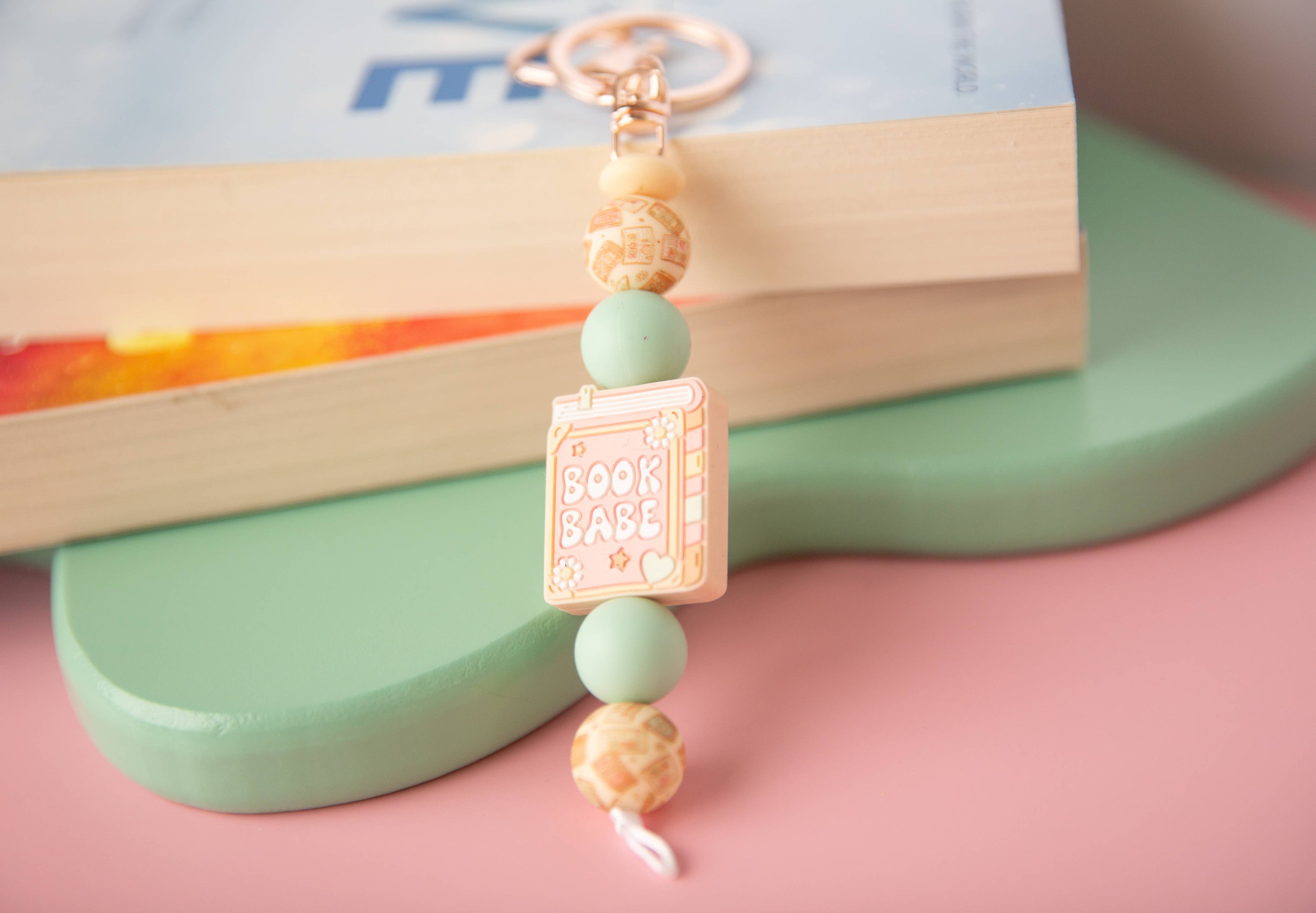 Book Babe Keychain  