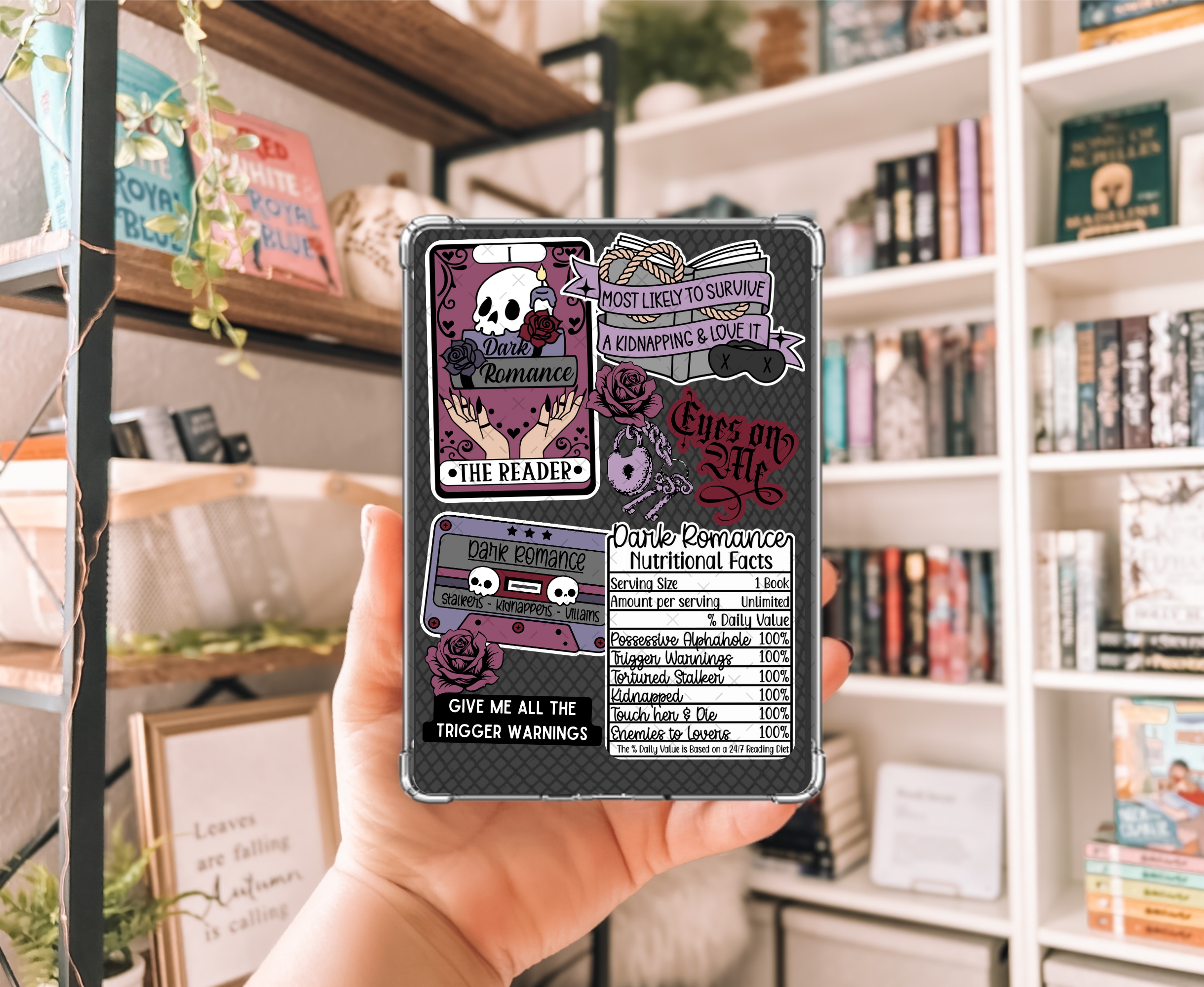 Dark Romance Kindle Inserts | All Sizes Available |