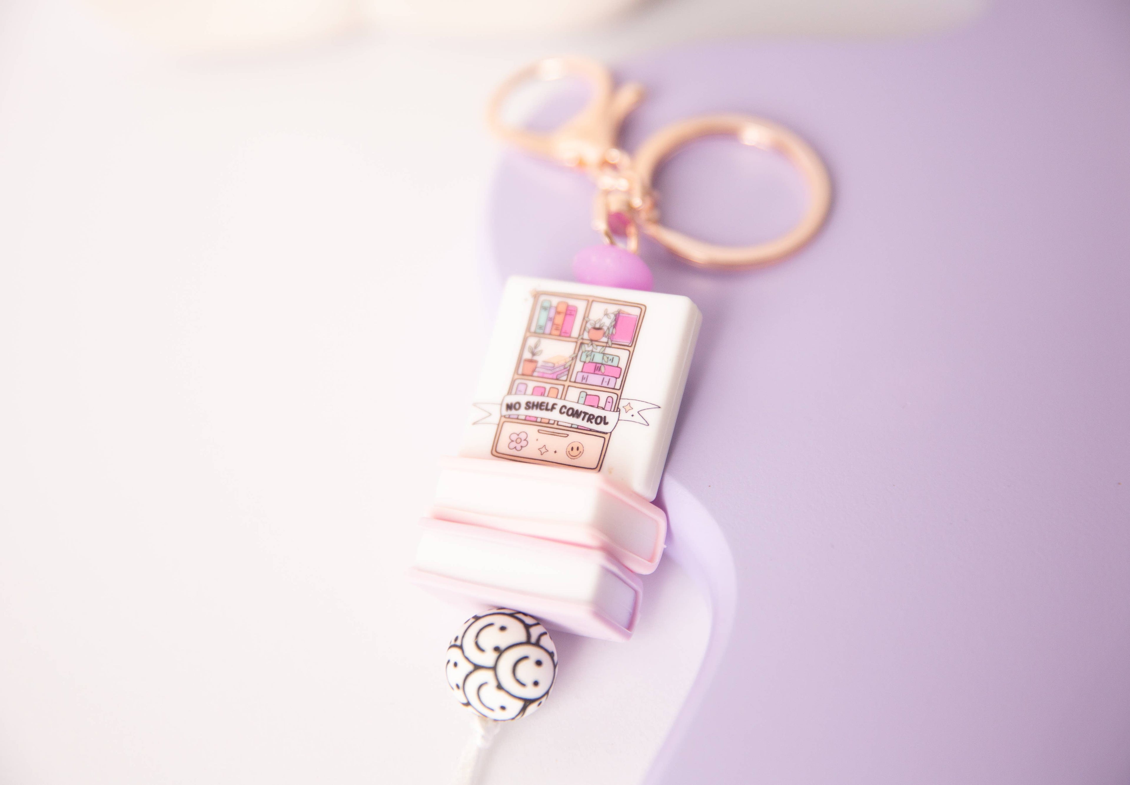 No Shelf Control Keychain 