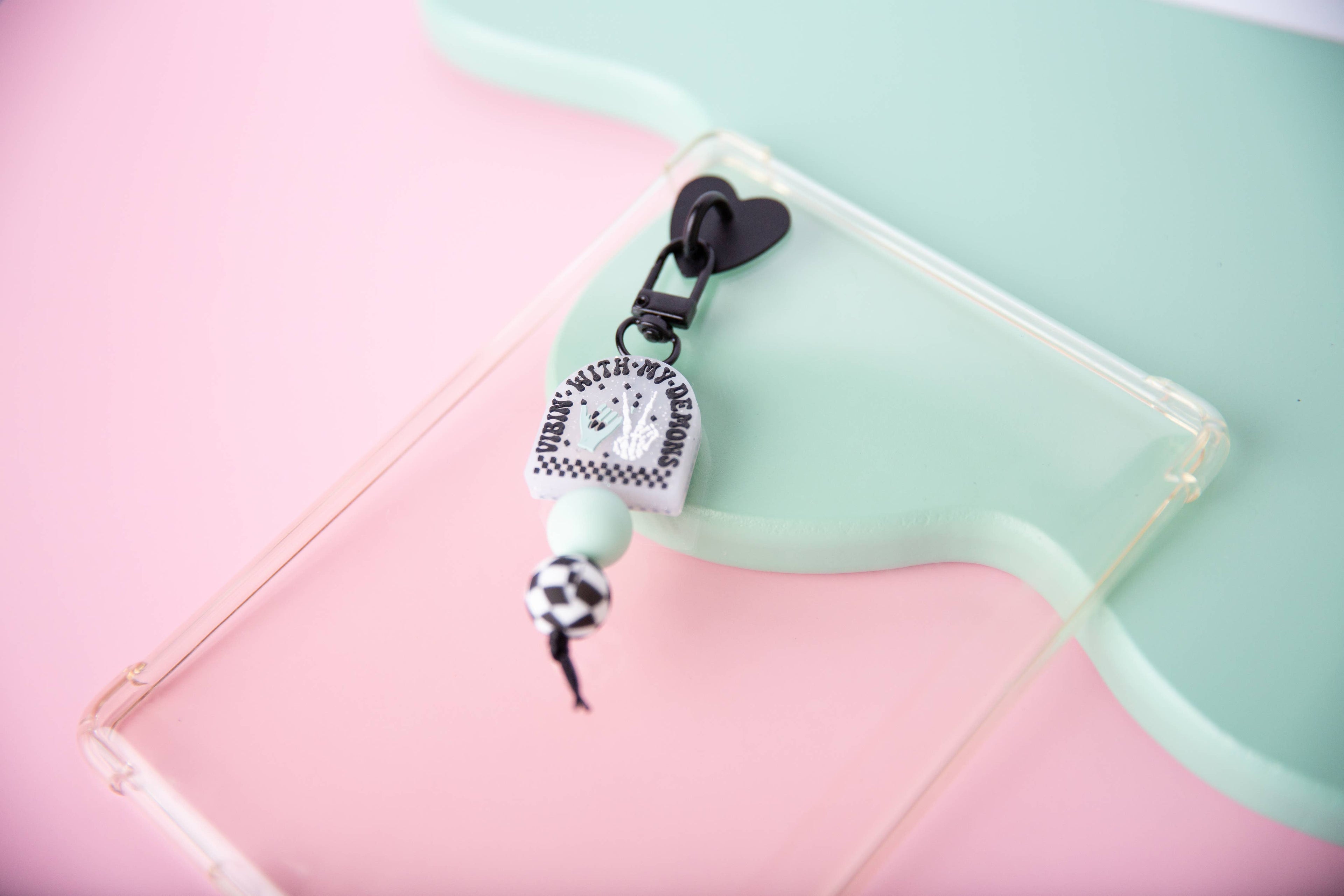 Vibin' With My Demons Kindle Charm