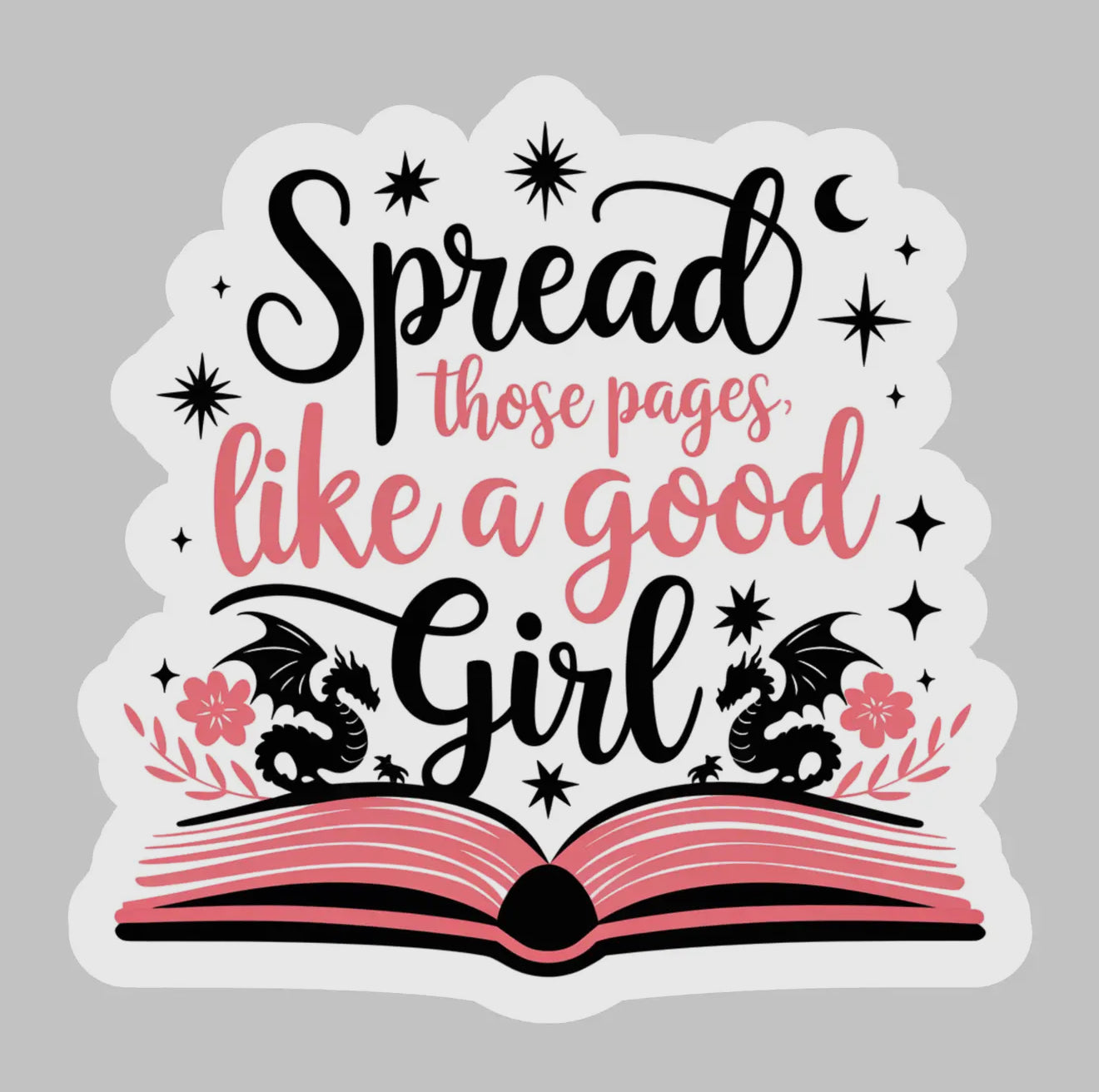 Spread Those Pages Sticker