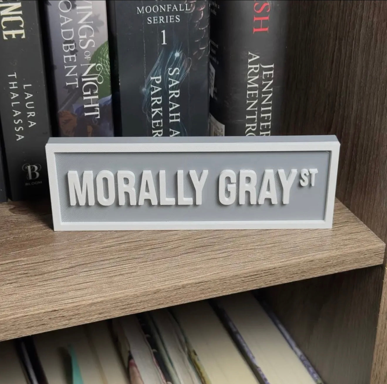 Book Shelf Street Sign