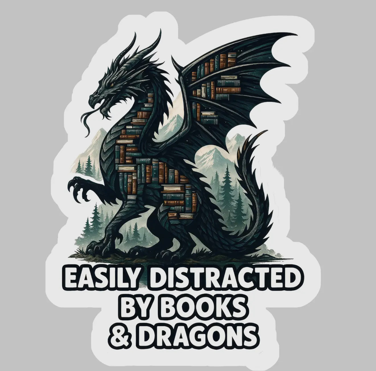 Easily Distracted Sticker