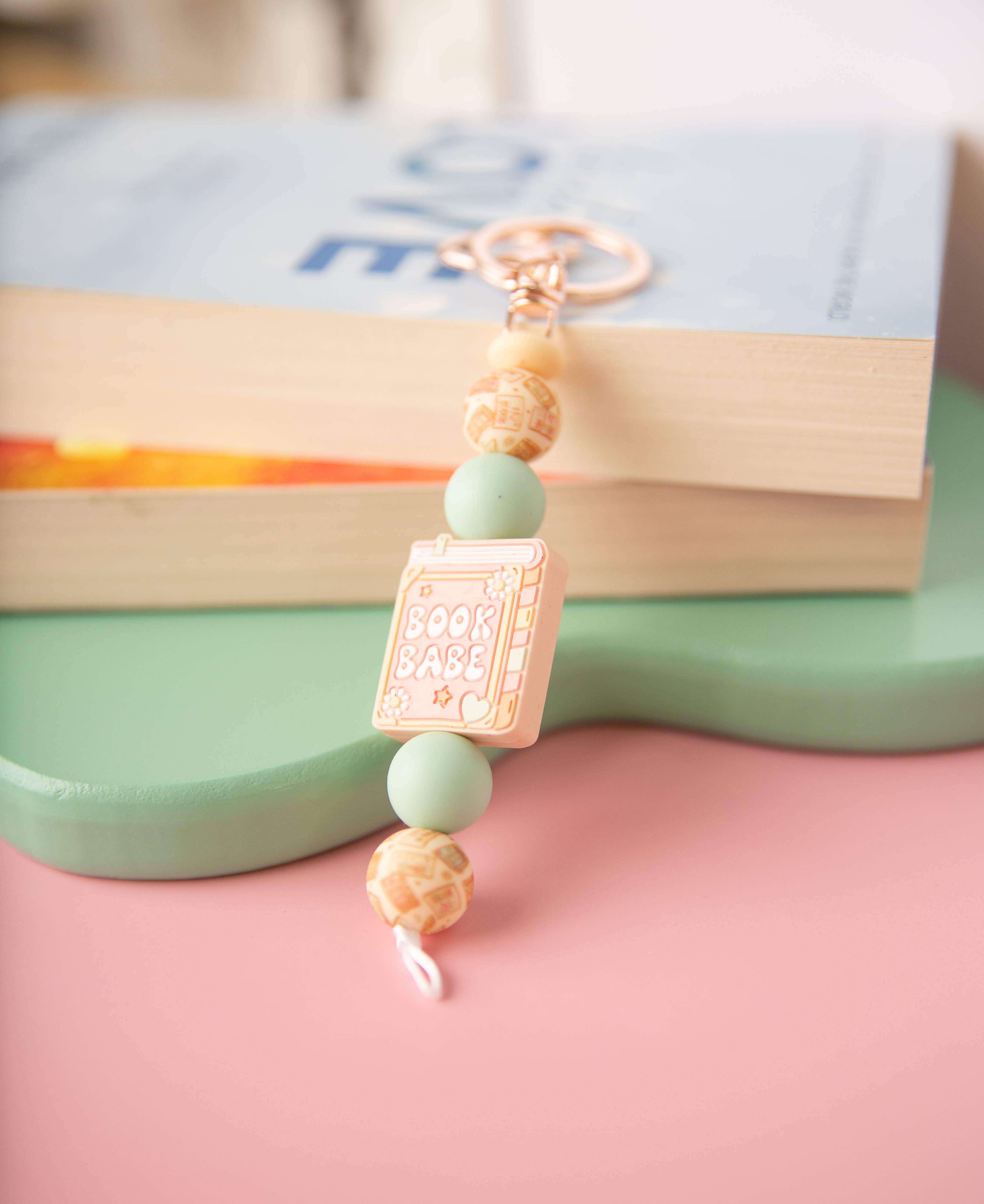 Book Babe Keychain  