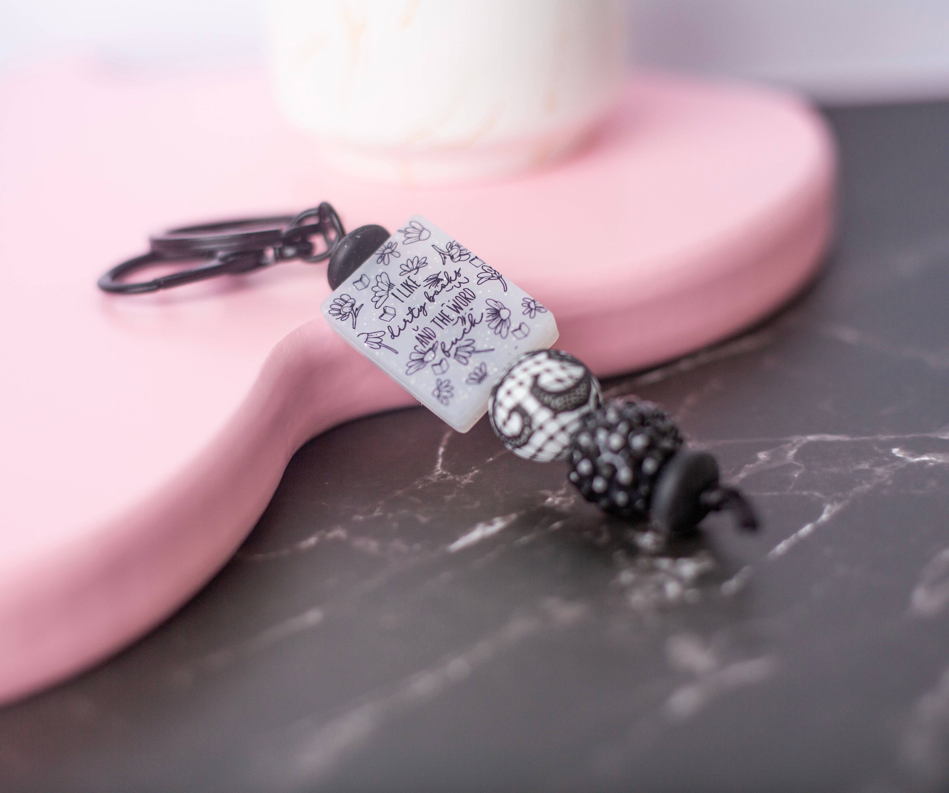 Dirty Books Keychain 