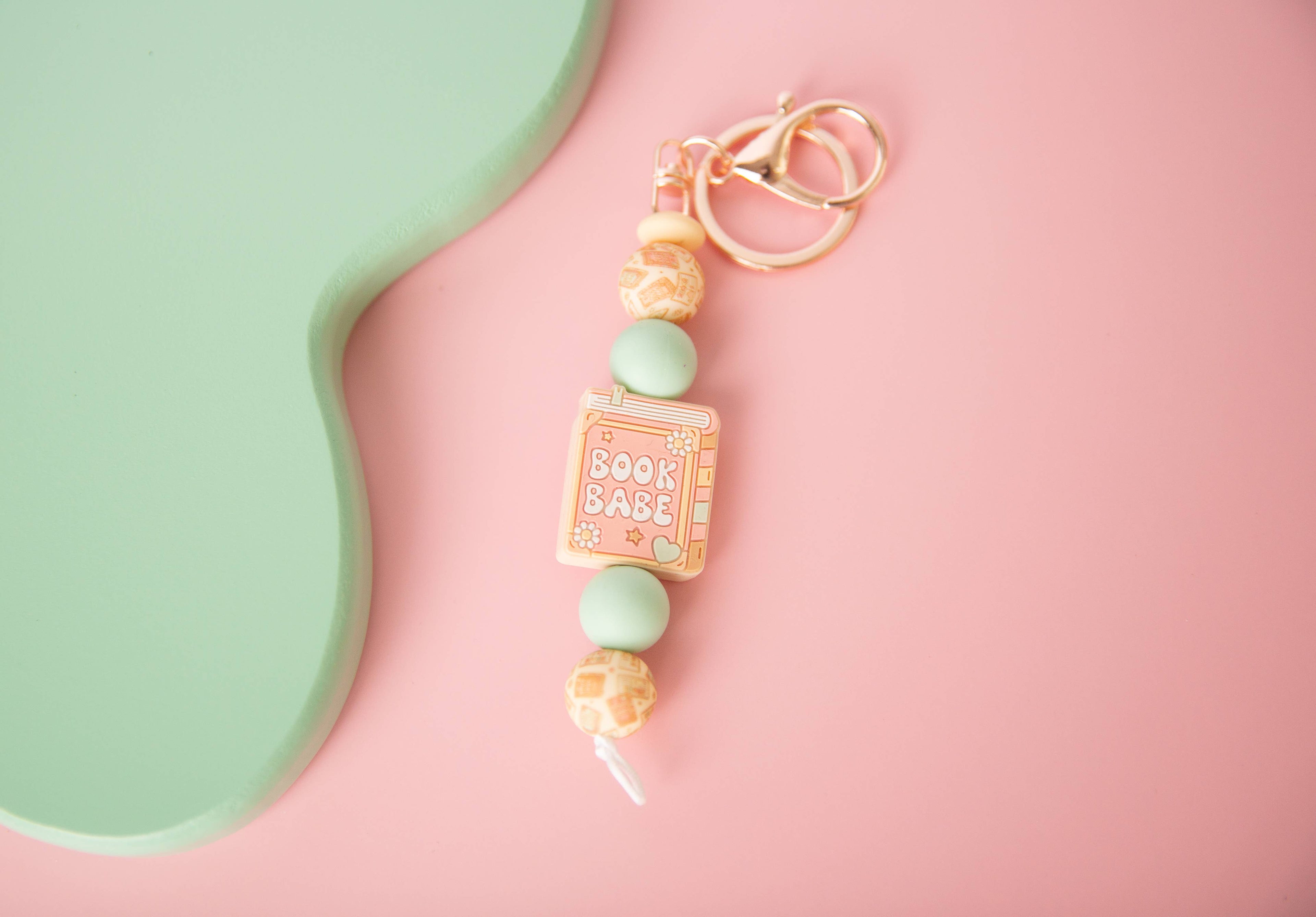 Book Babe Keychain  