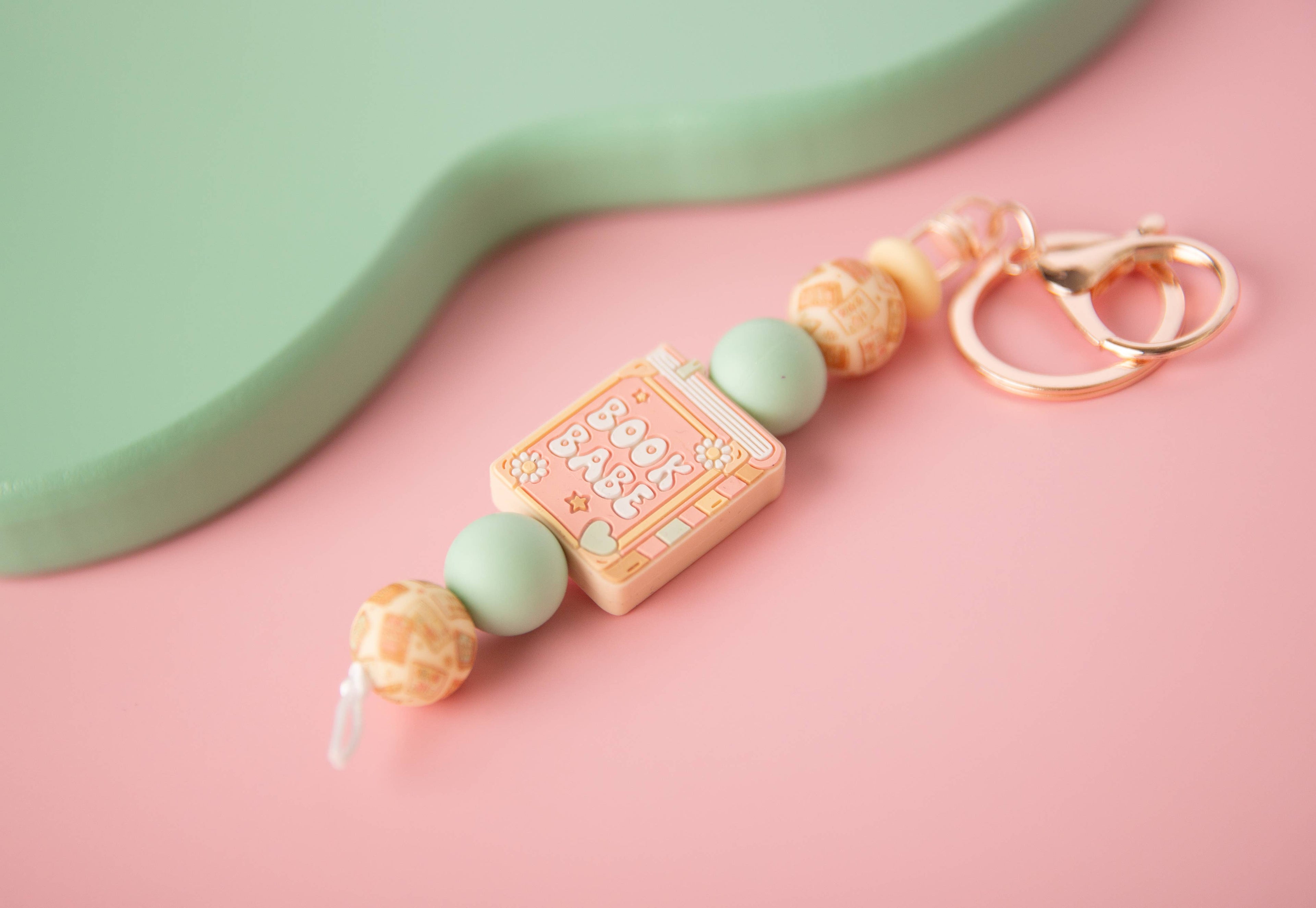 Book Babe Keychain  